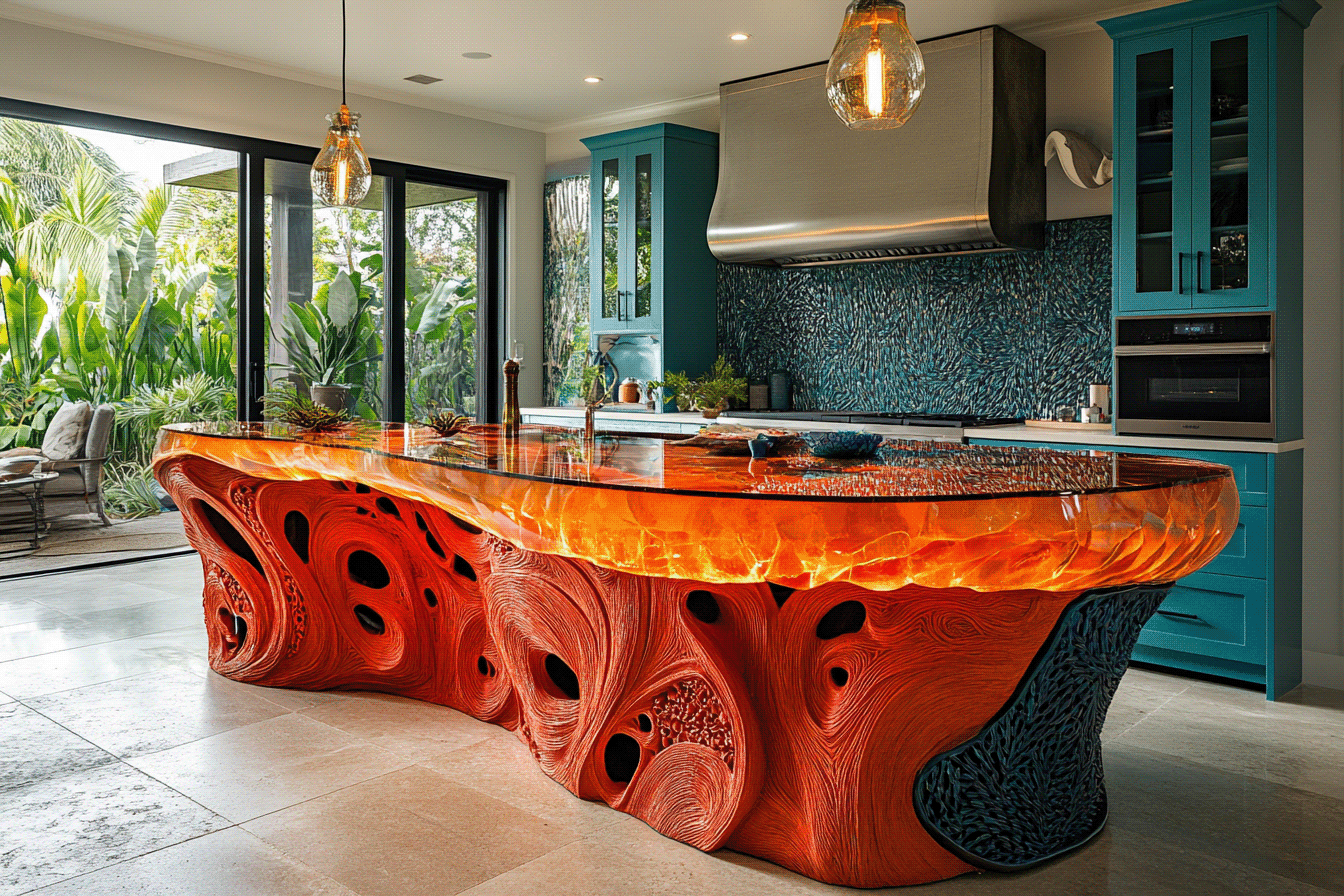 Extraordinary Bespoke Kitchen Islands by AICI-83