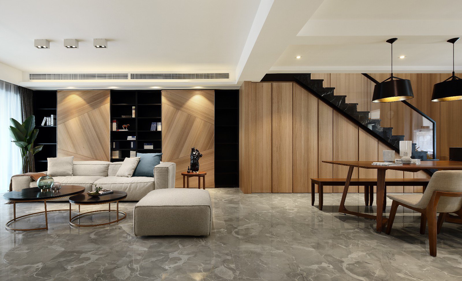 “且共从容 ”——南京200㎡现代感家装  北岩设计-0