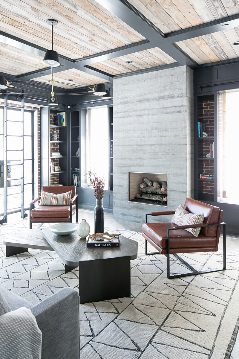 洛杉矶工业风家居，和谐黑白配-4
