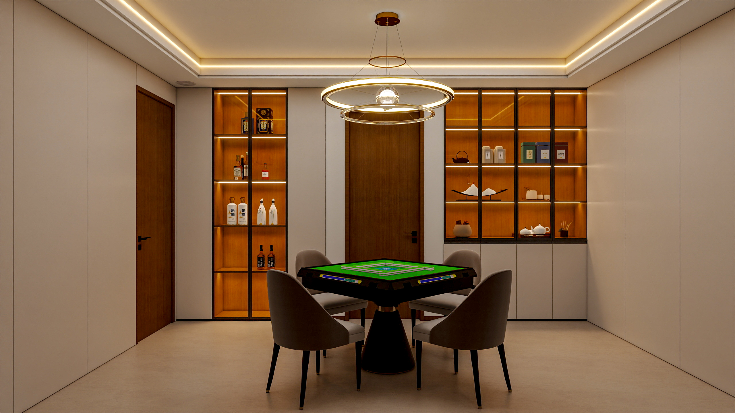 四川成都花间君邸（603平方现代极简底跃四居室）-74