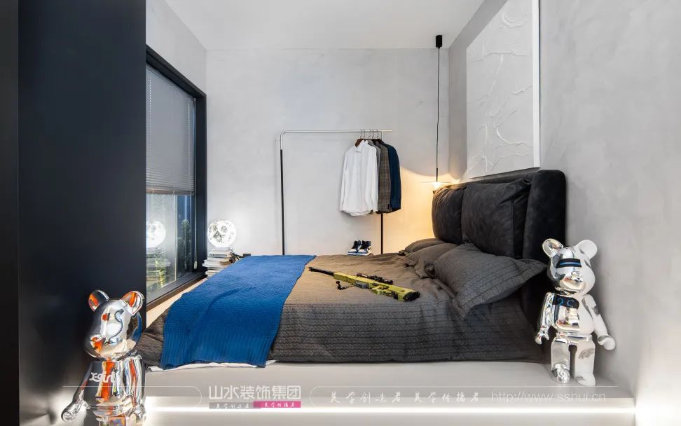 赛博朋克山水 S200 样板间丨山水空间装饰-71