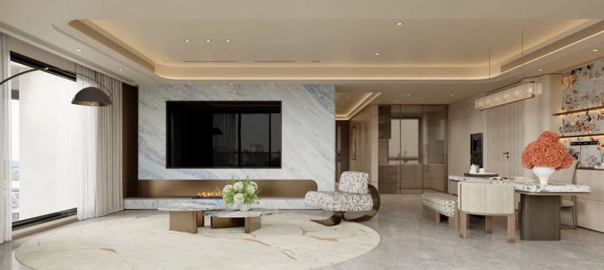 国贸天琴樾丨中国福州丨木易空间设计-9