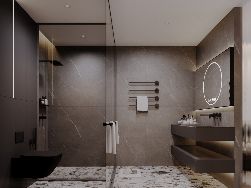 家装·现代轻奢丨中国福州丨福州研壹设计-17