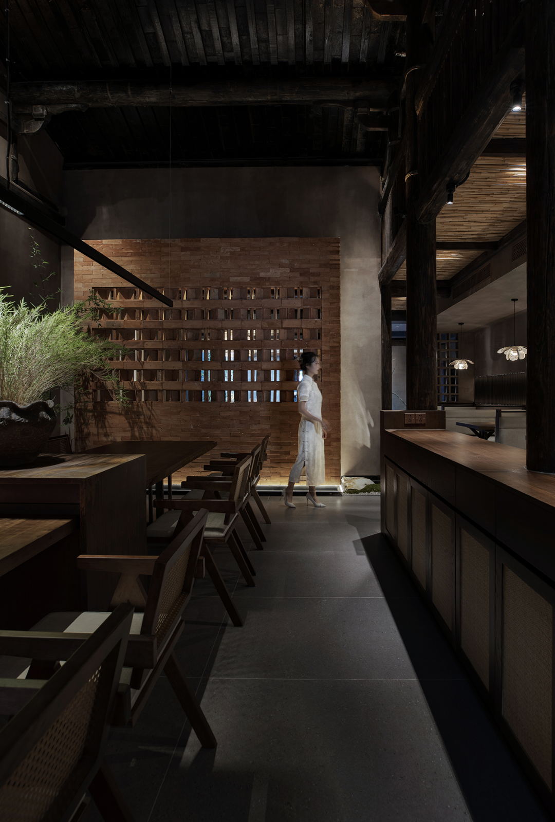 晋江咕曼嗒蔬食料理餐厅设计丨中国福建丨泉州市结禾设计机构-28