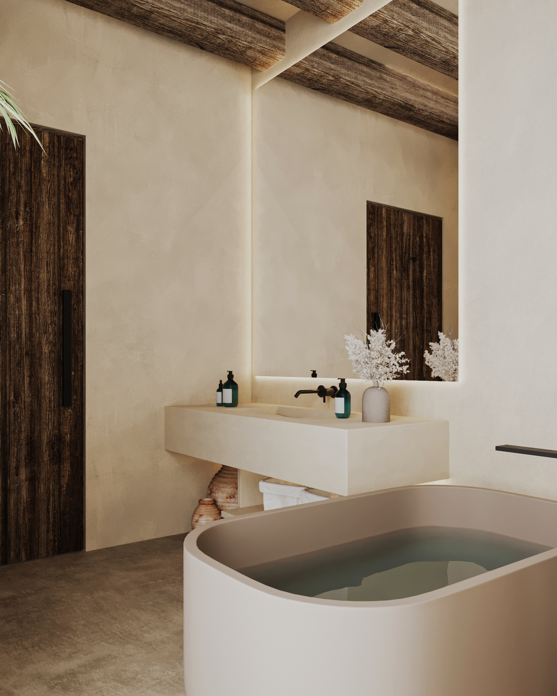 侘寂风格主卧丨Ali Shoaib-14