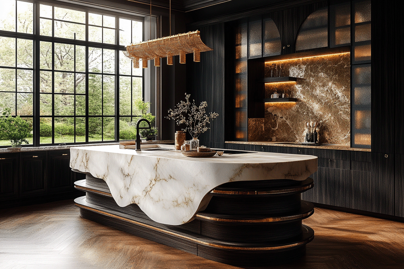 Extraordinary Bespoke Kitchen Islands by AICI-142