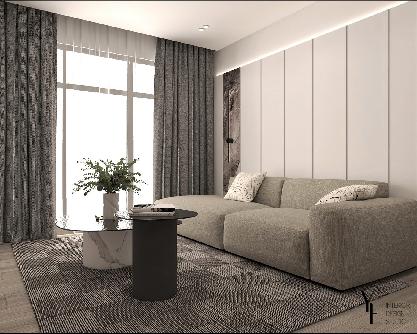 绿色公寓丨突尼斯丨YE INTERIOR-1