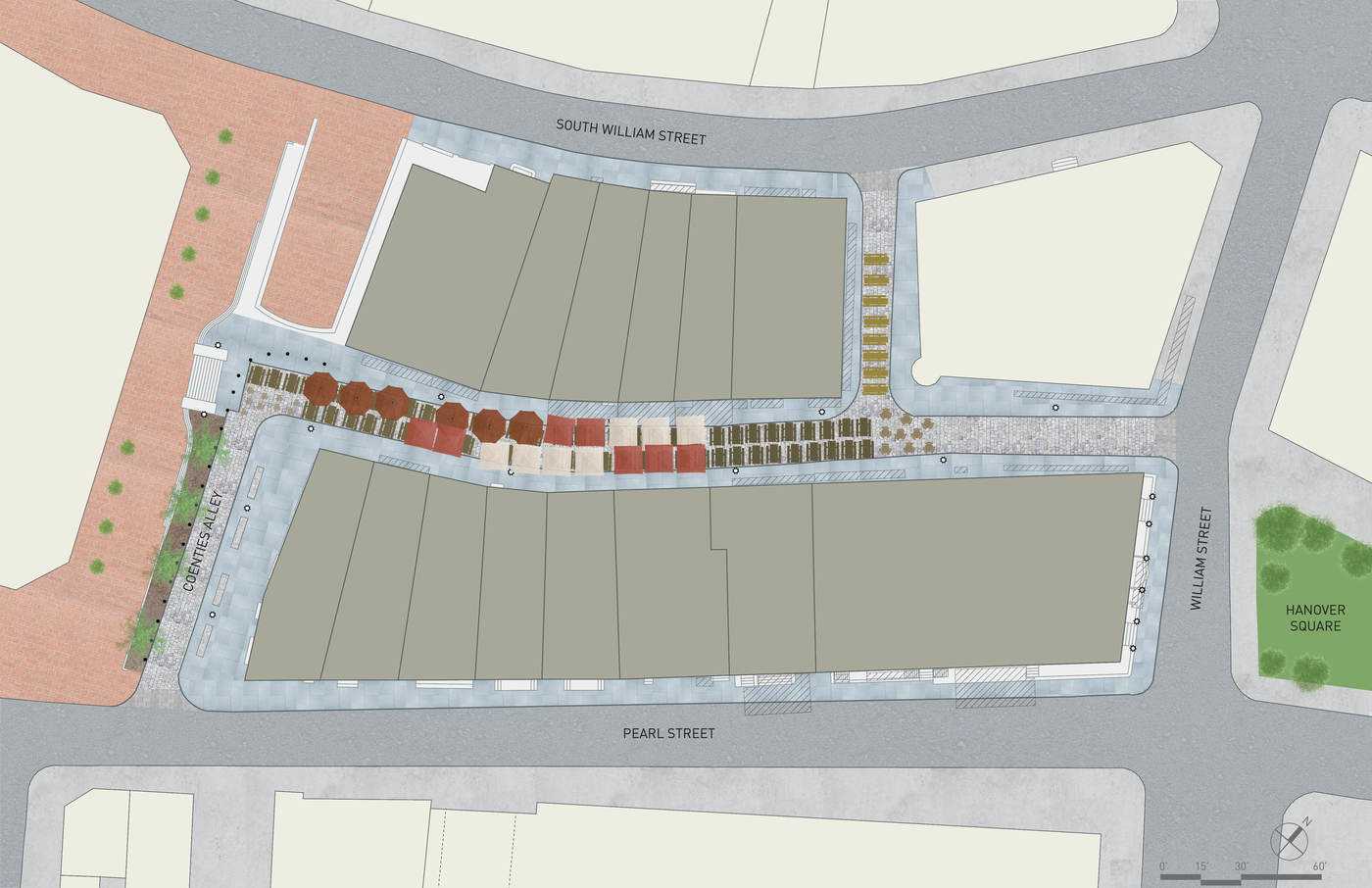 曼哈顿石街重建丨美国曼哈顿丨MNLA-17