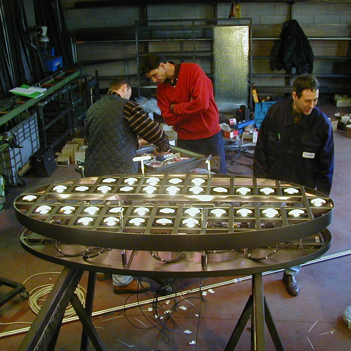 lighting project for the cappella bacci frescoes-27