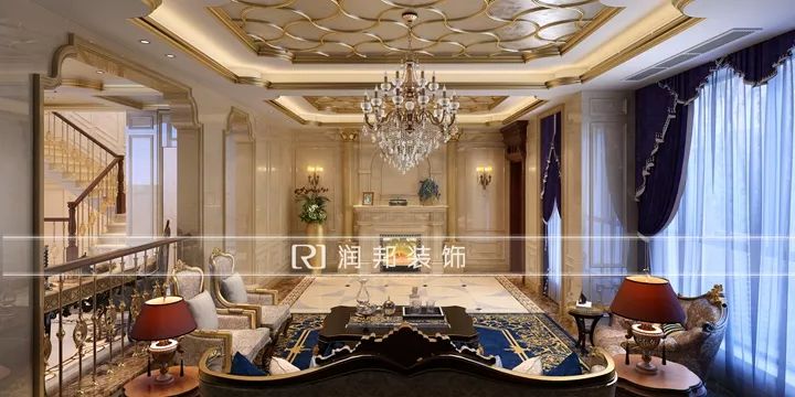 薛杨设计 | 清扬康臣锦院欧式别墅，精致生活，奢华大气-19