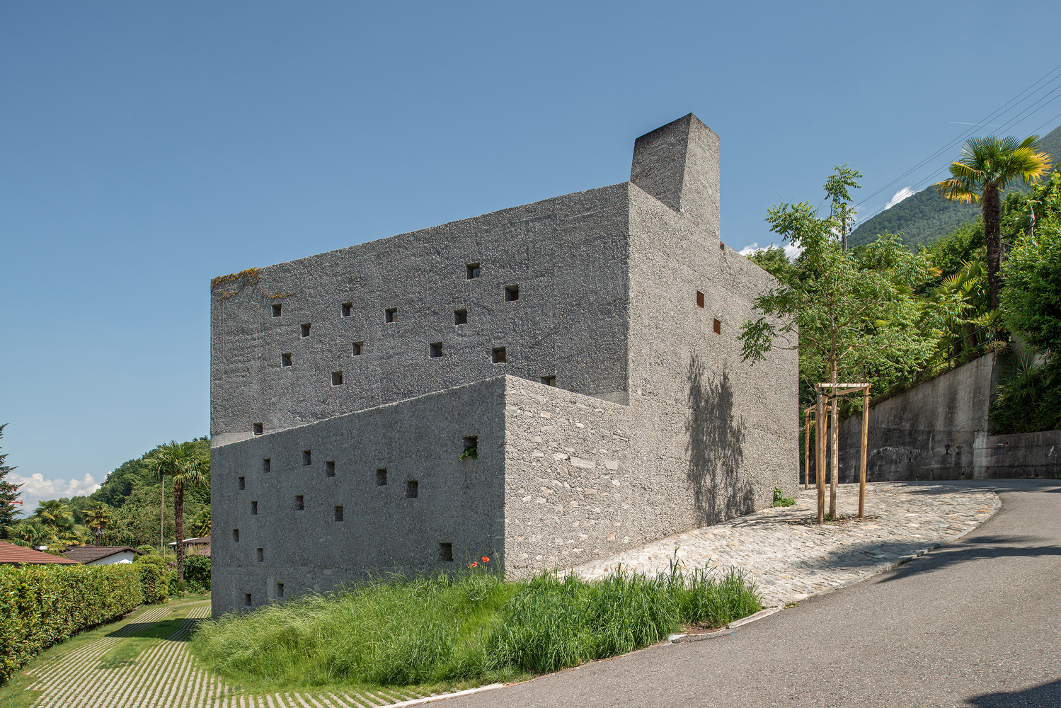 瑞士 Gambarogno 家庭住宅丨Wespi de Meuron Romeo architects-7