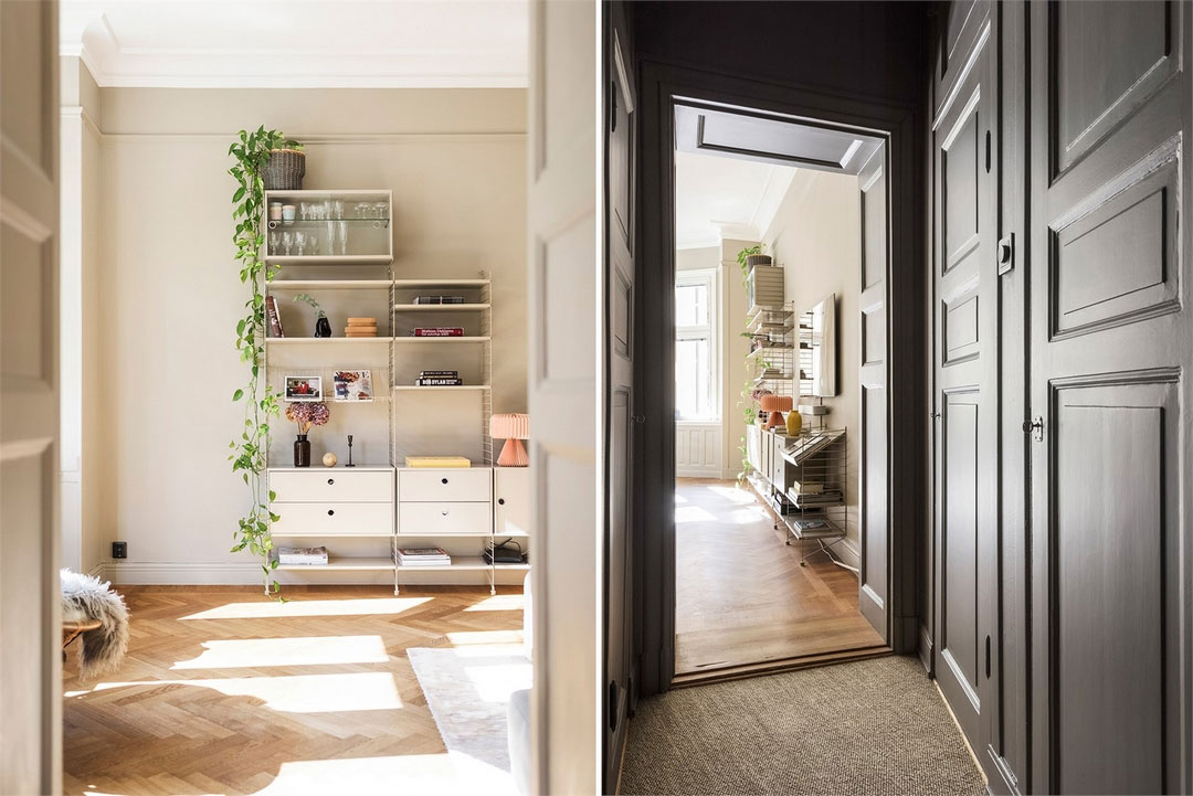 斯德哥尔摩公寓 | 厨房里的儿童房,独特的设计亮点-26