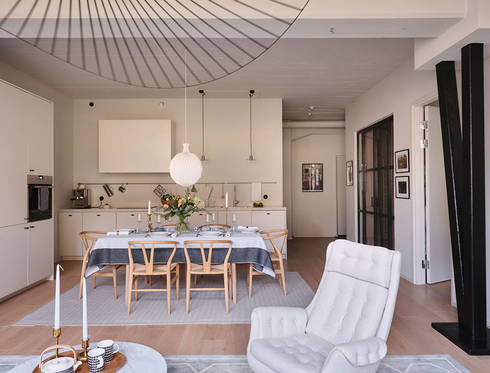 斯德哥尔摩优雅低调工业风公寓-5