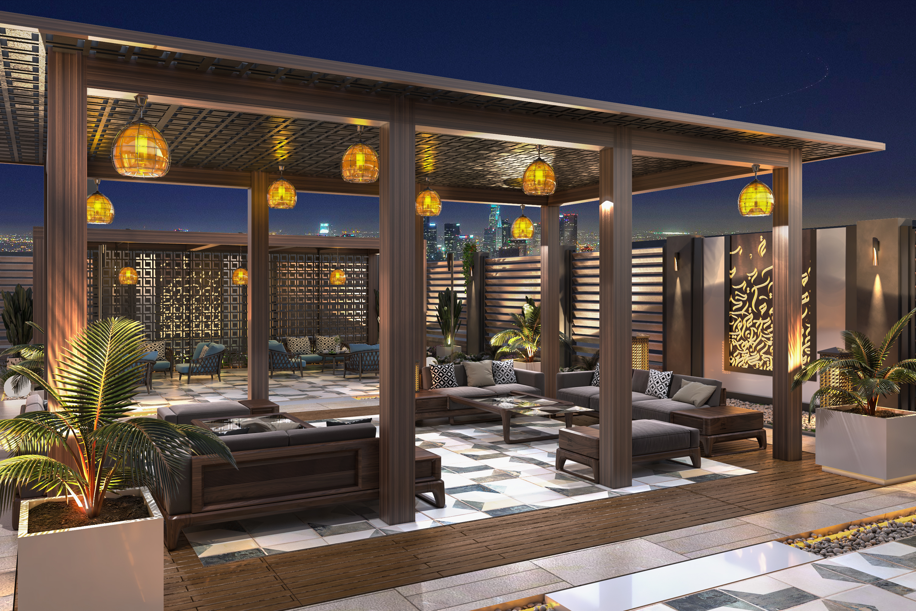 屋顶咖啡馆丨阿联酋艾因丨laarte.ae-5