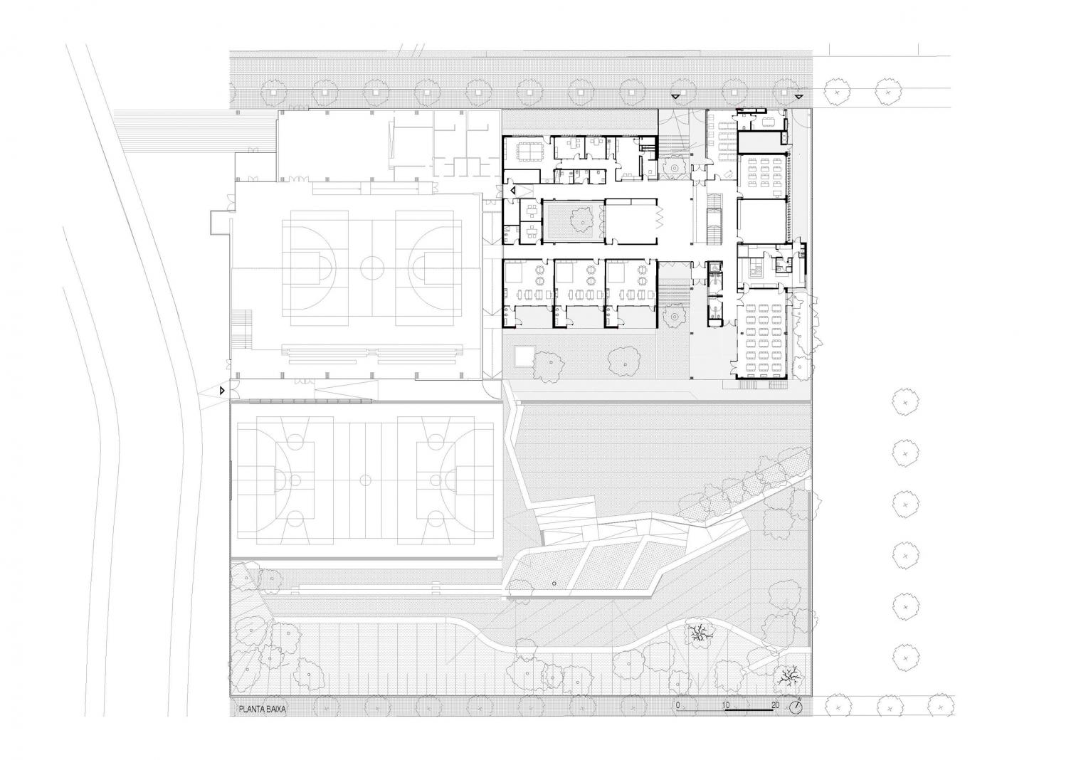 西班牙 Sant Fruitós 教育建筑丨西班牙巴塞罗那丨Adrià Goula-23