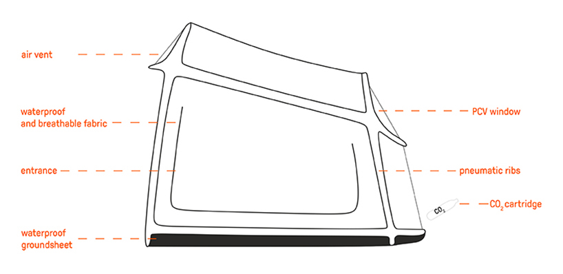 轻便防雷户外帐篷-18