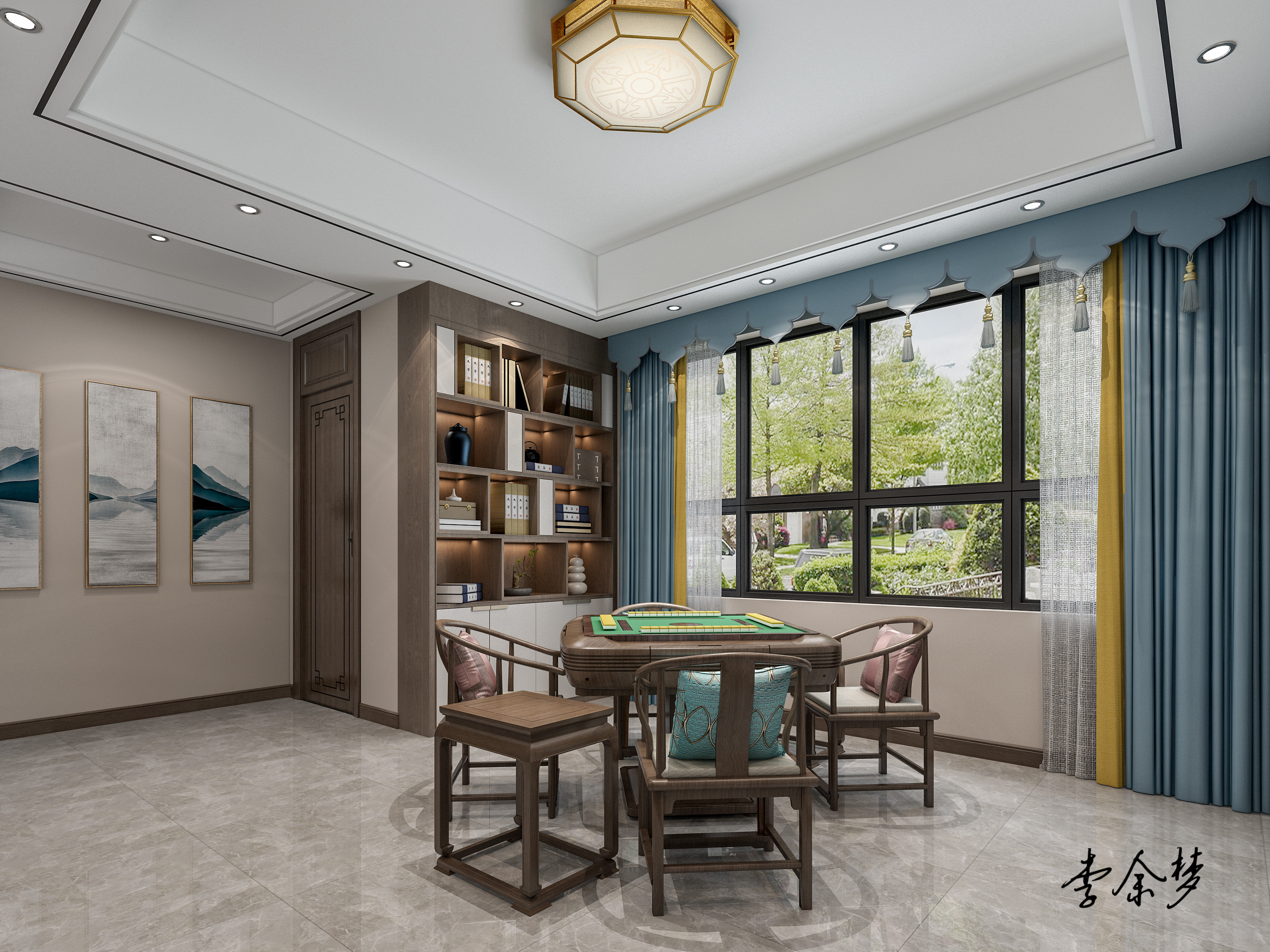 新中式山水画境诗意家居-14