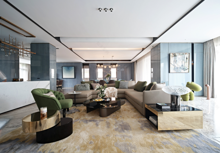 以画入室,因画筑梦——苏河湾私宅-8