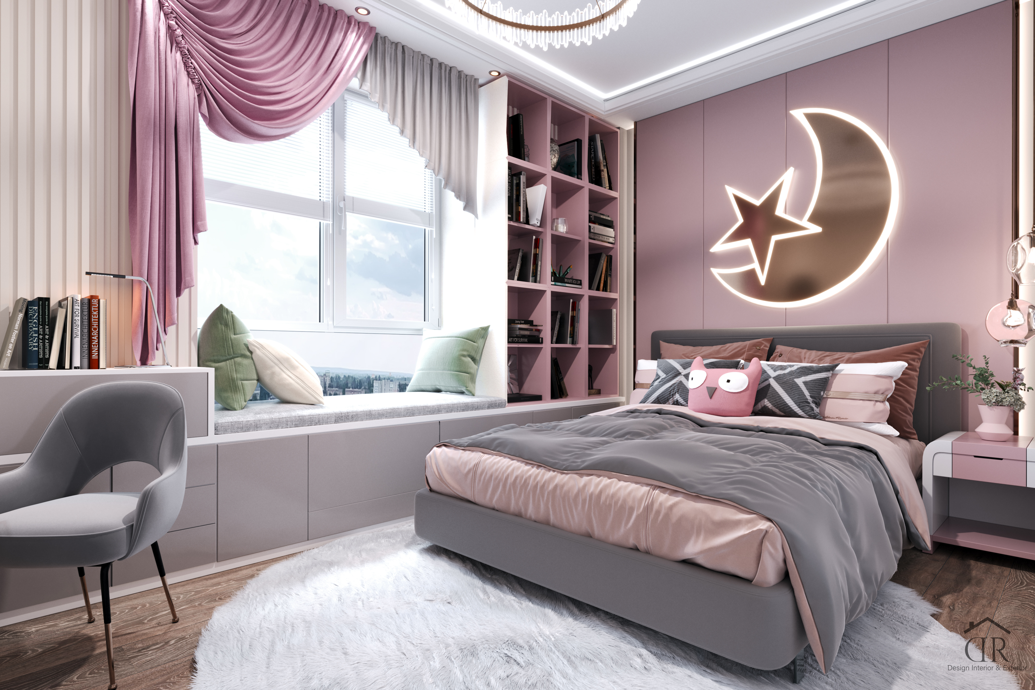 现代风格两室公寓设计-18