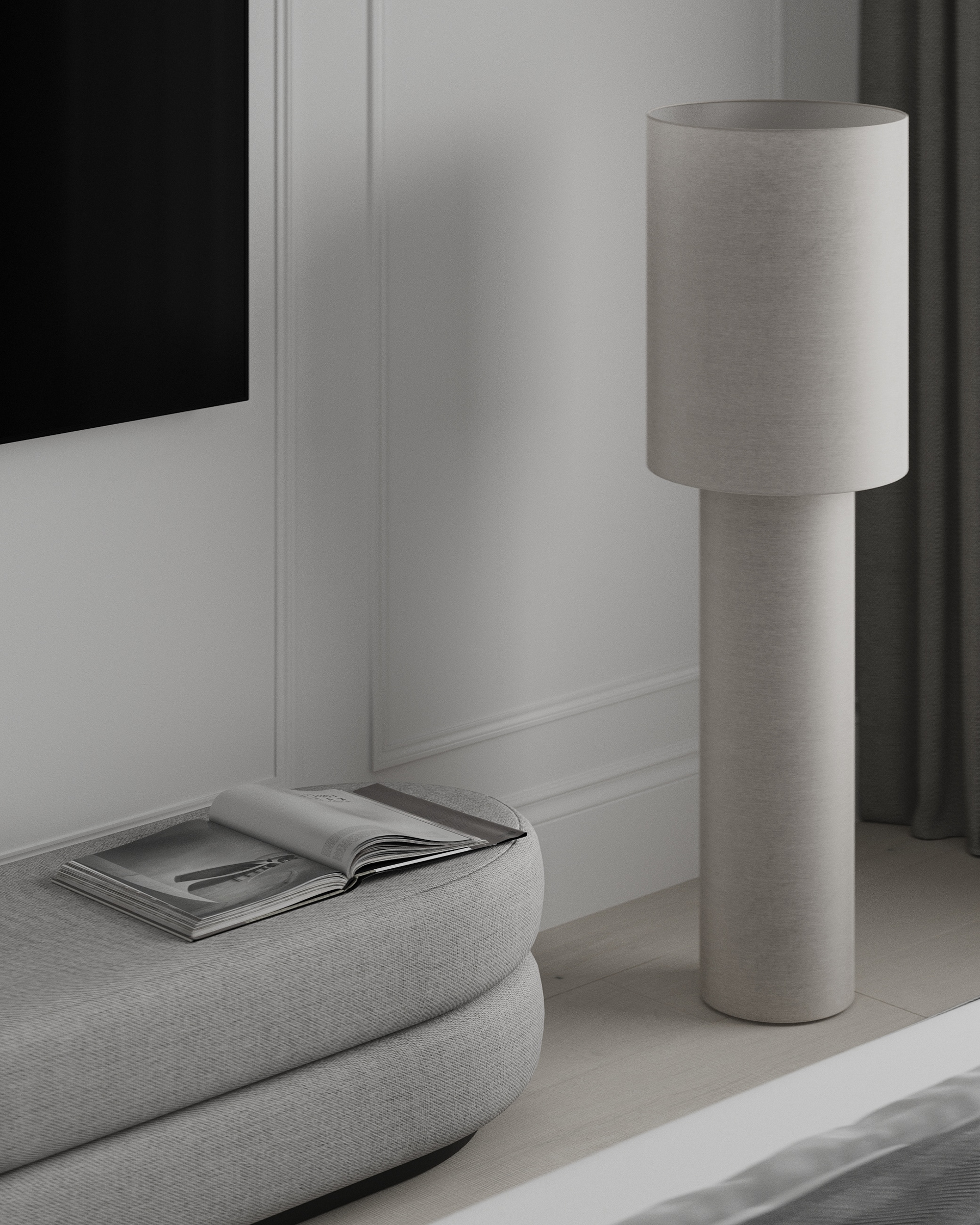 可视化主卧室设计丨挪威丨Inesa Orlenko-11