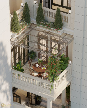 Neoclassical Townhouse Design | Green Life Architecture