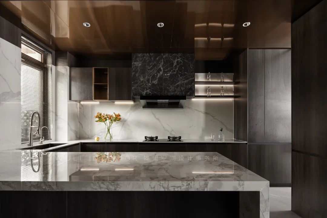 黑域奢境 · 杭州 320㎡港式轻奢别墅设计丨中国杭州丨物里空间设计事务所-33