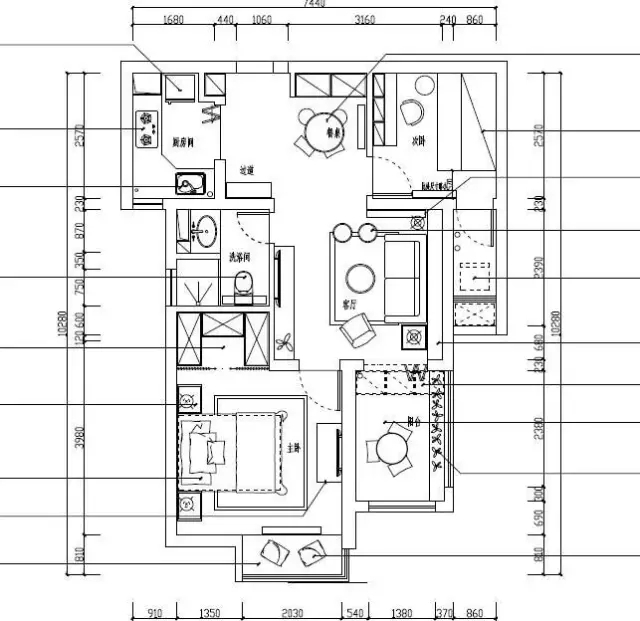 71㎡古色古香两室，老干部的家-19