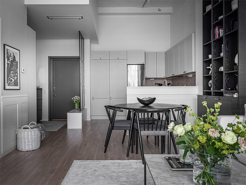 斯德哥尔摩前工厂建筑中的纯北欧风格内饰-11