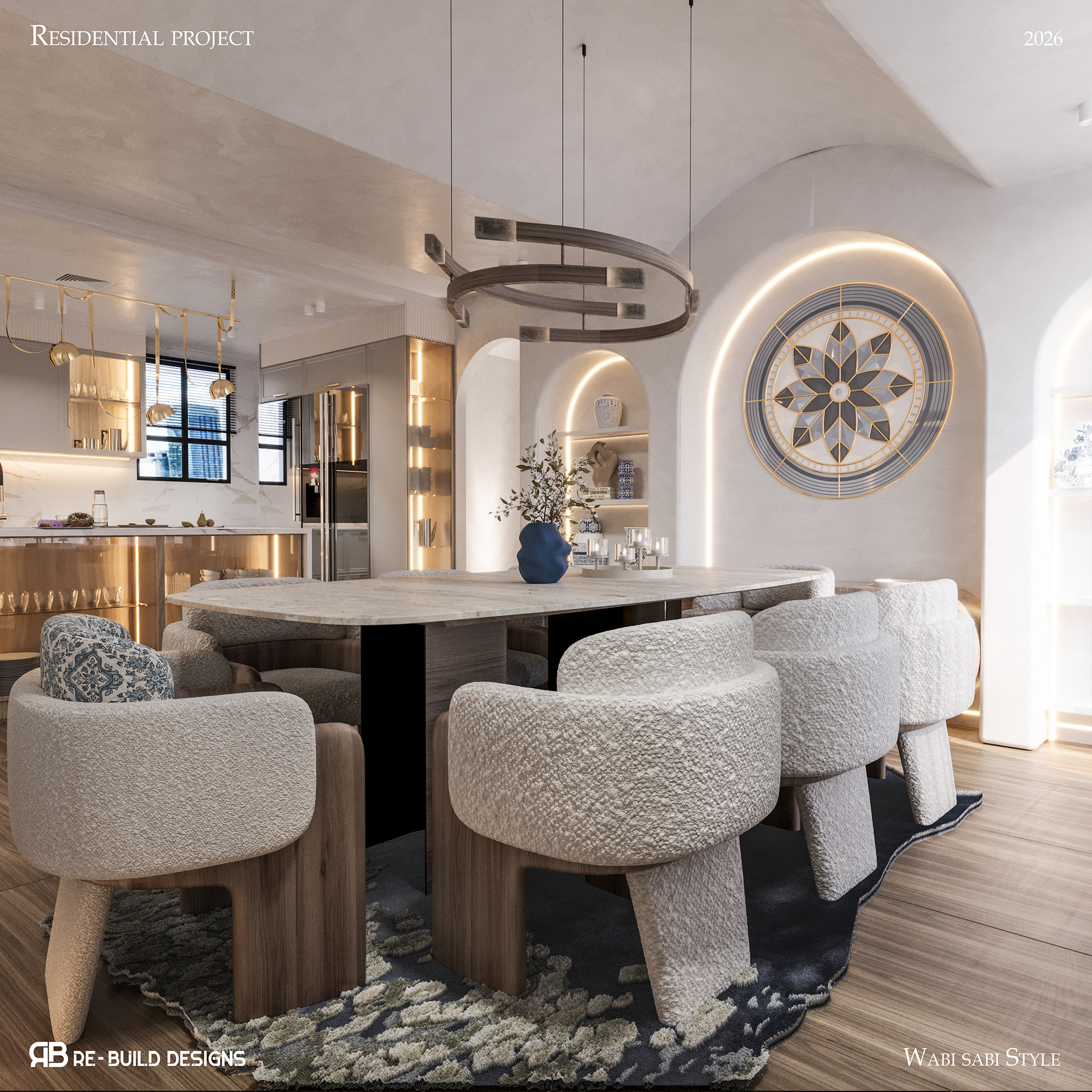 WABI SABI接待处室内设计丨埃及亚历山大丨Re  Build Designs-22