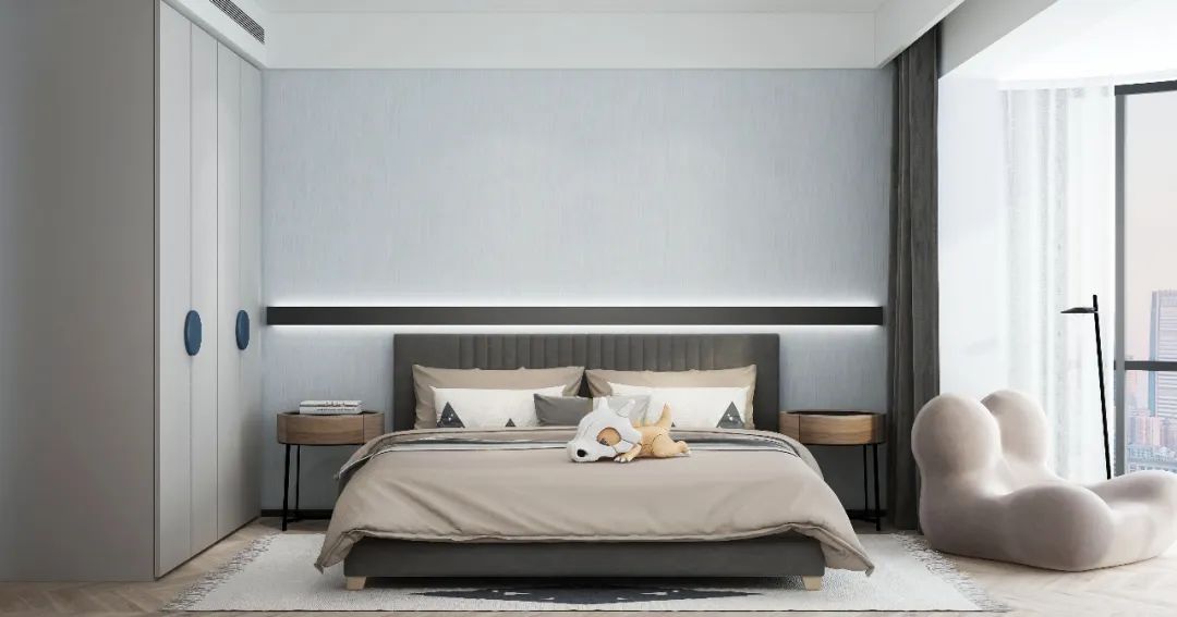 春秋空间设计 | 扬子华都 | 黑白色调与木元素的简约美学-54