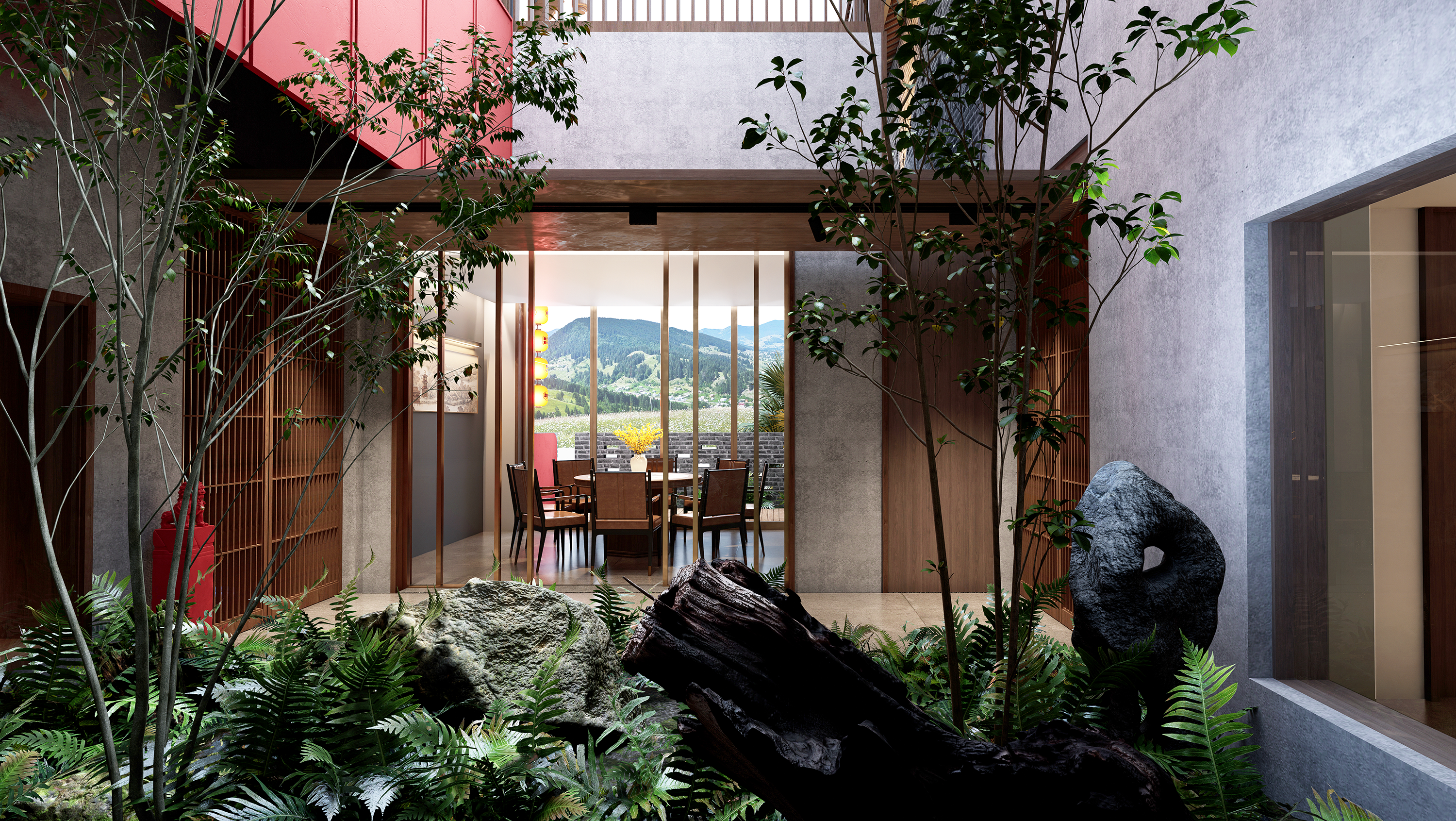 万境壹空·祥侬国鸡宴餐饮空间设计实景呈现-37