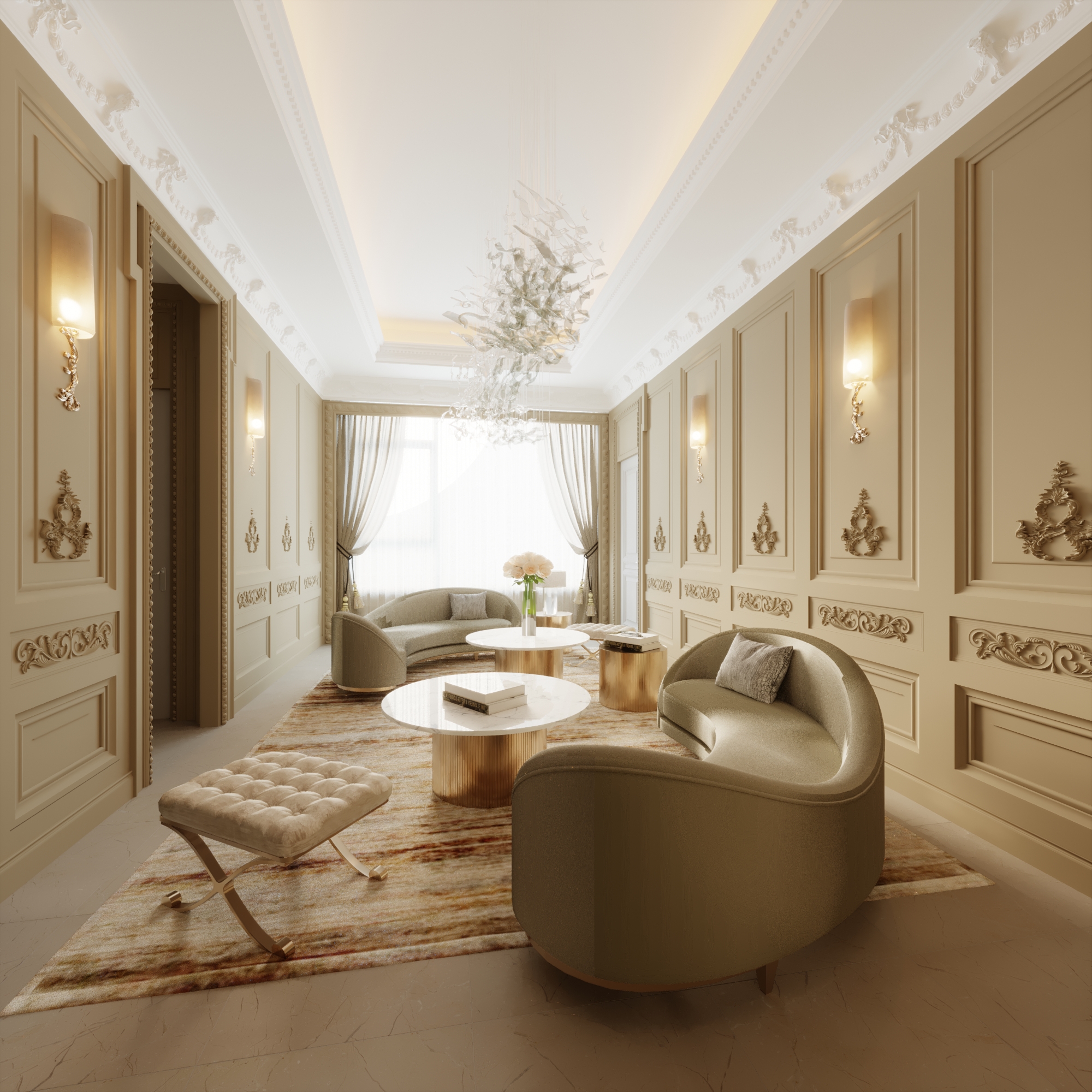 New Classic style Interior House-0