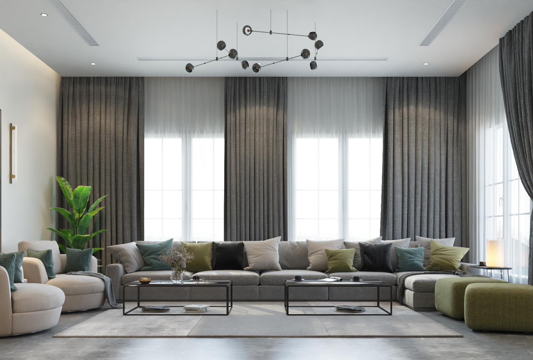 Living Room in UAE (Low Cost)-2