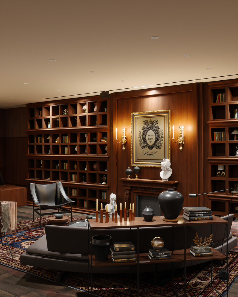 复古风格室内设计-16