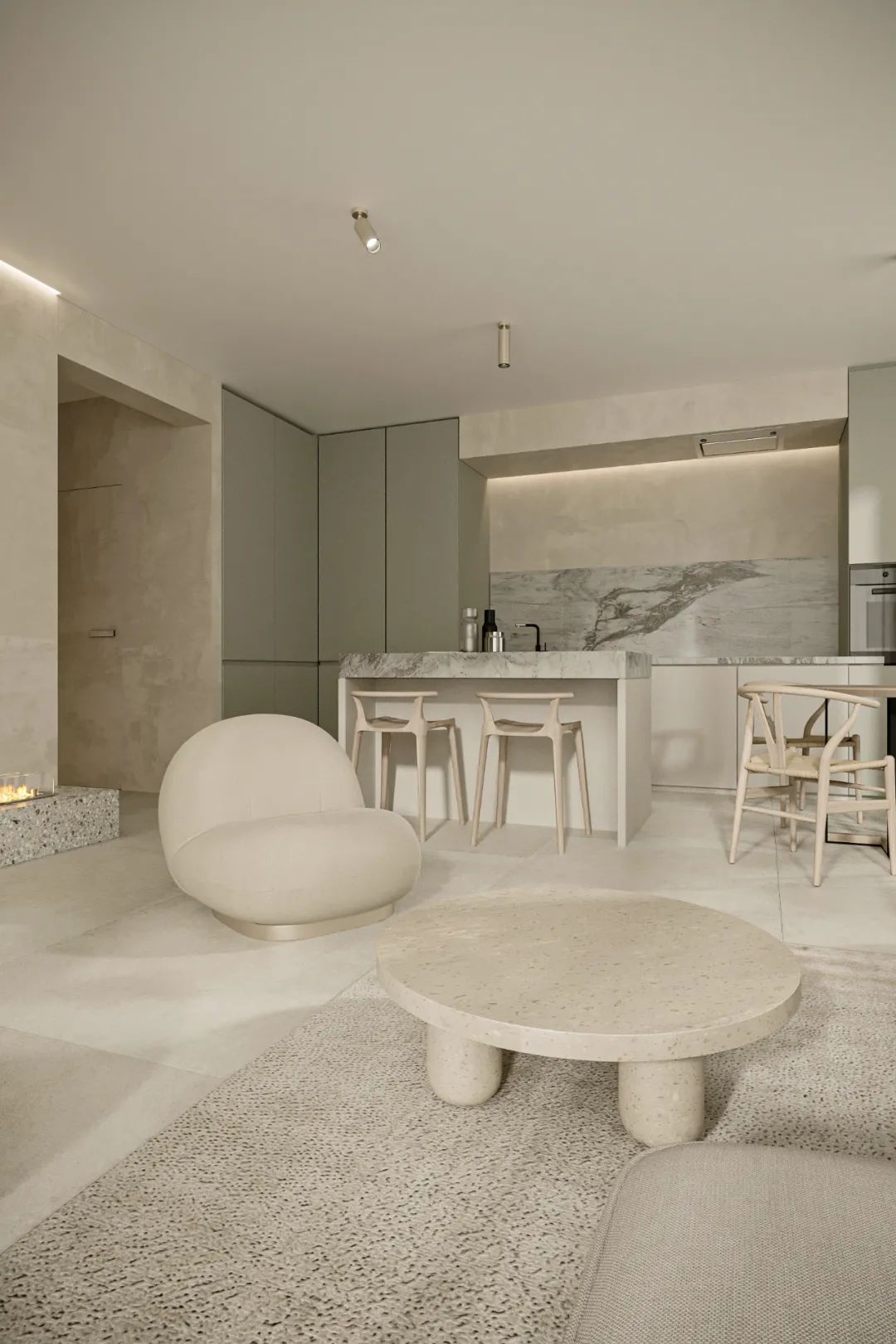 Light Mint Apartment 公寓设计丨乌克兰基辅丨Honcharenko Architects-6
