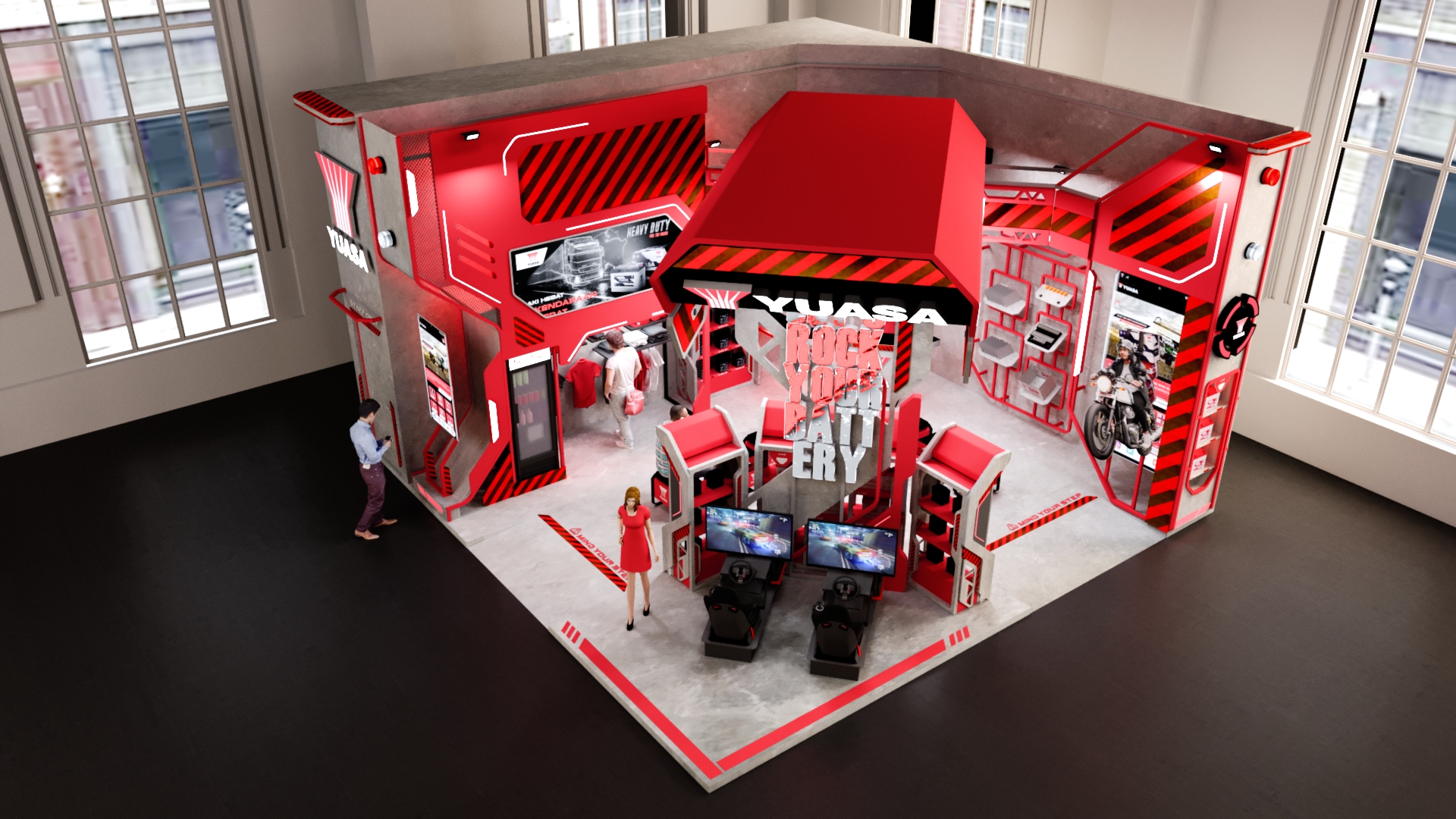 Yuasa Exhibition Stand at GIIAS 2023-3