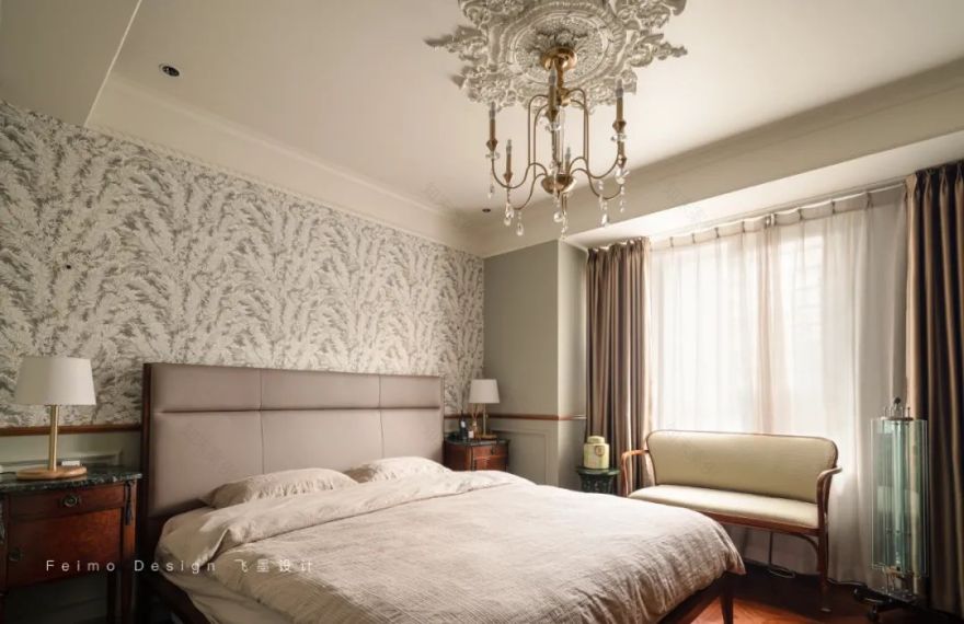 淮南南山里139㎡复古南洋风家居设计,藏身图书馆的定制生活-61