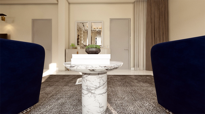 neaclassic living area design-7