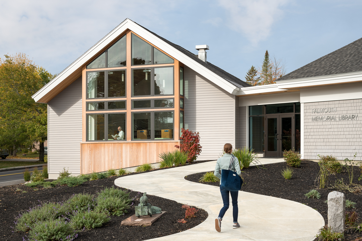 法尔茅斯纪念图书馆丨美国丨Simons Architects-15
