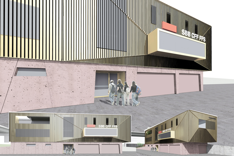 消防站 TES丨瑞士丨GiovanoliMozer architectes-2