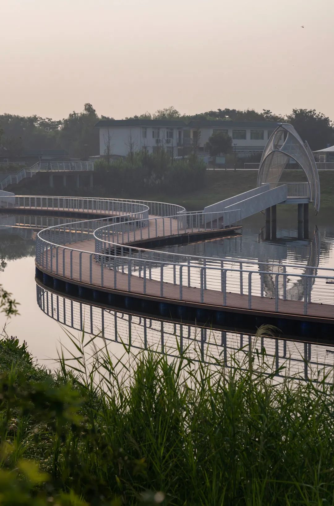 从繁华渔港到生态胜地，重构太湖周边生态面貌 | 太湖流域小溪港鱼咀公园-38