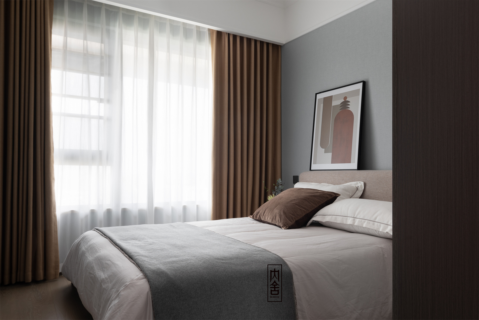 遇见·秋天 · 现代轻奢四居室设计丨美国西雅图丨内舍整体软装-36