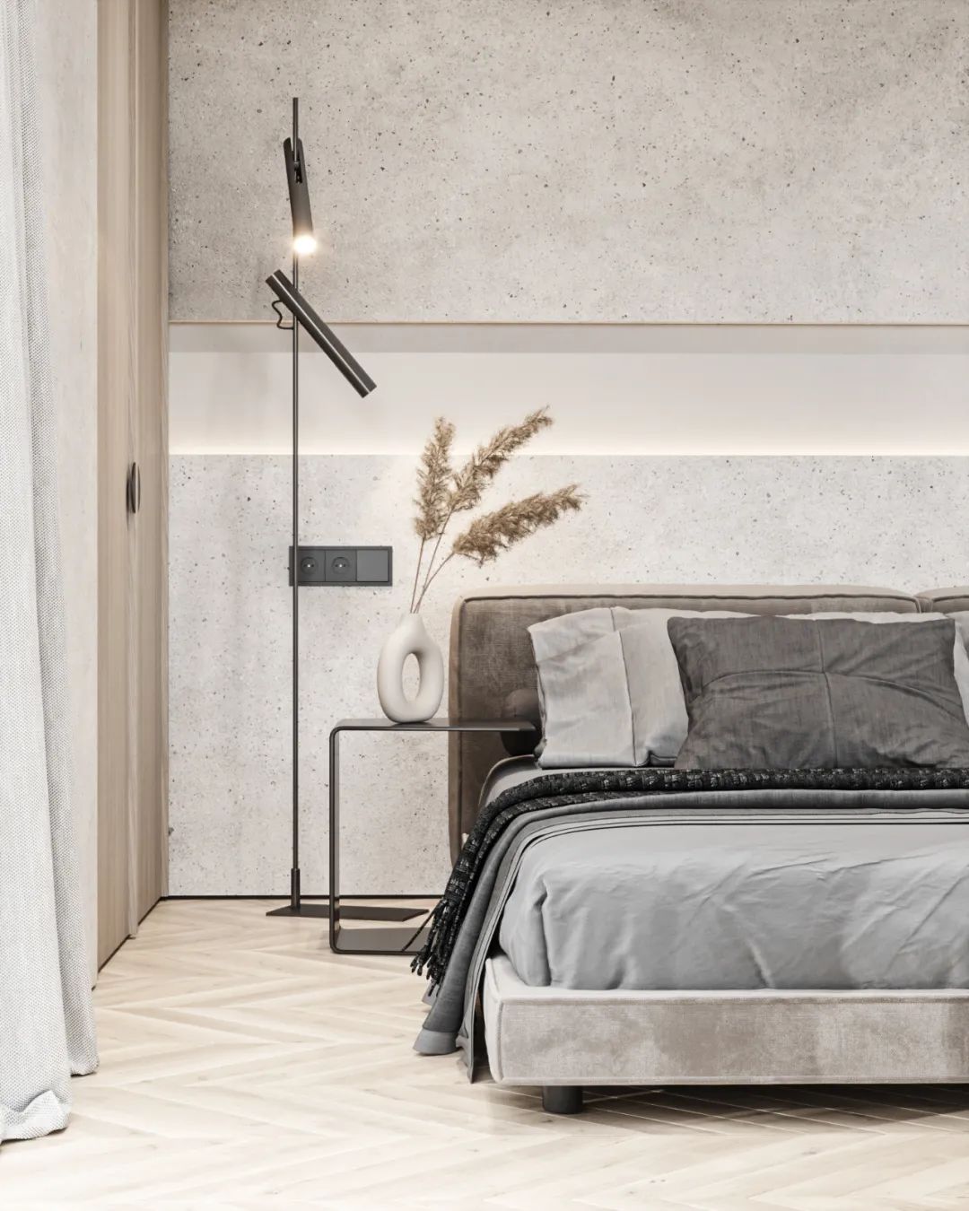 简约原木|艺术气息的三口之家丨Roman Lutsenko-35