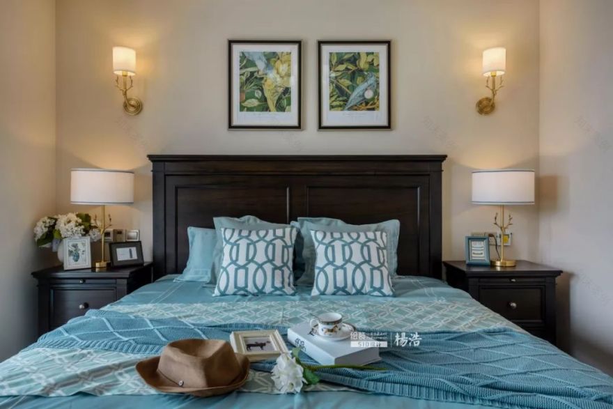 160㎡现代美式|坐拥梅溪湖畔,景入人心,一眼万年-34