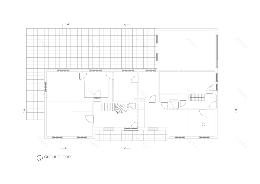 比利时永恒别墅翻新丨GRAUX & BAEYENS architecten-21