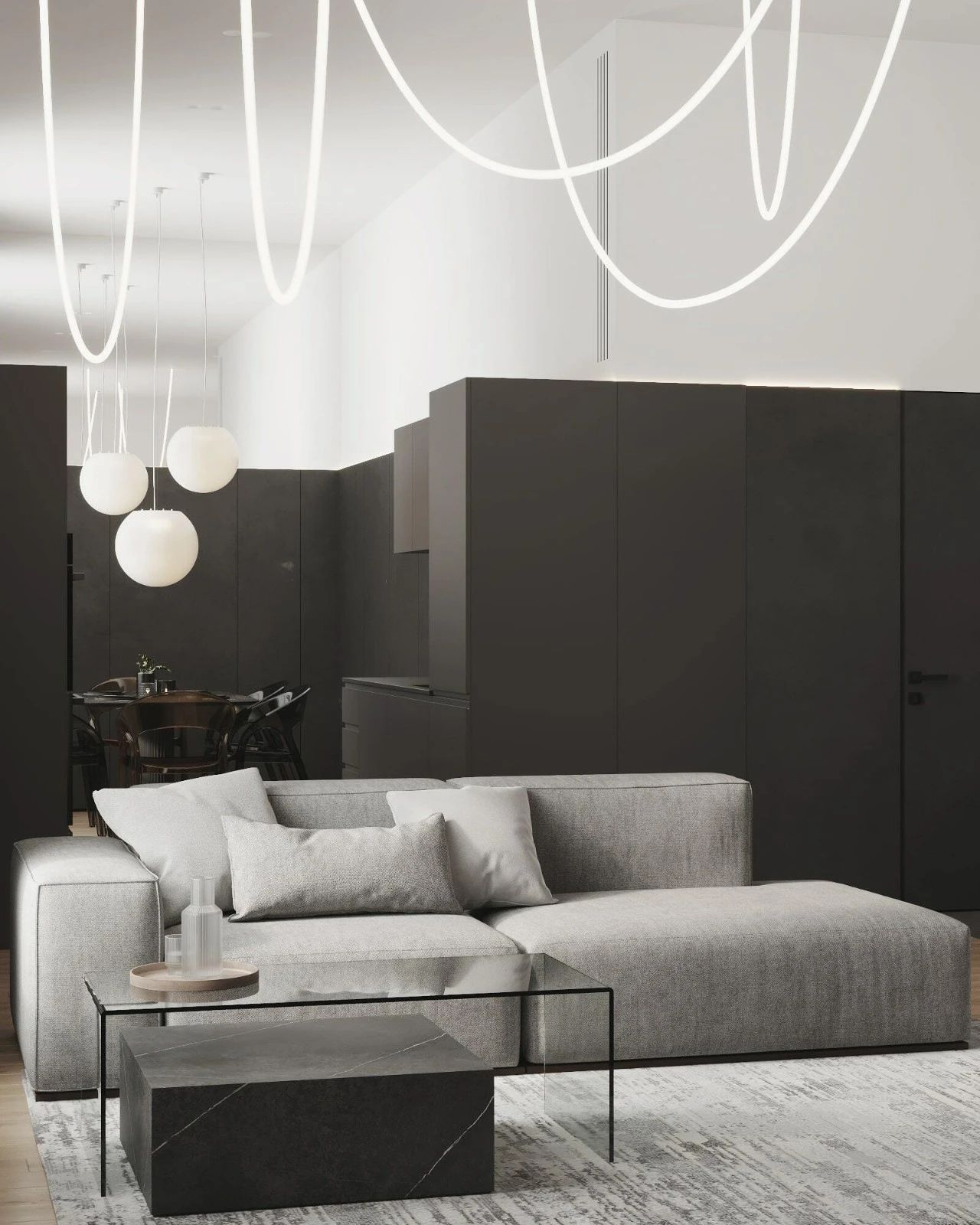 95㎡现代优雅公寓-36