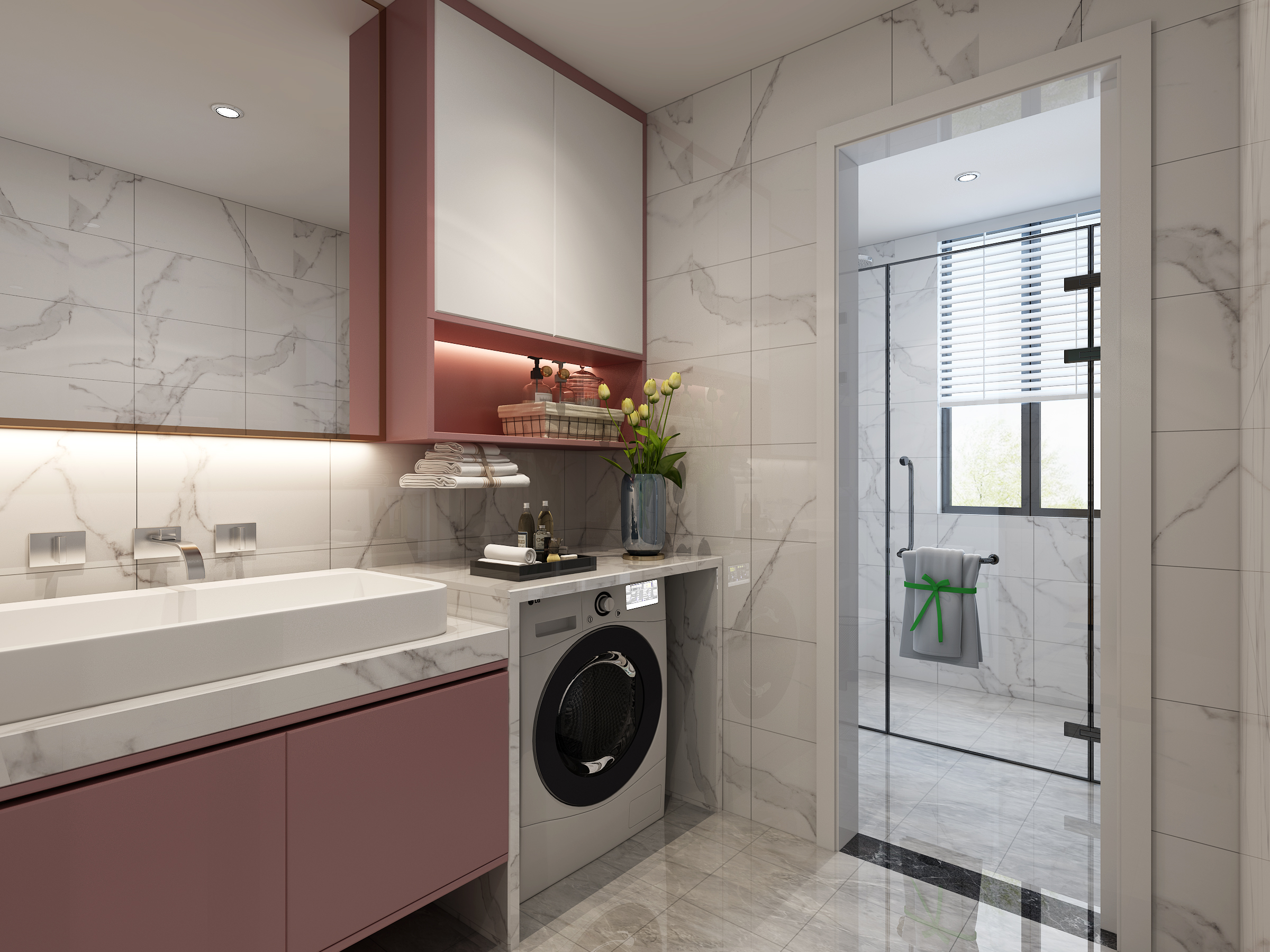 开放式空间设计，打造多功能玄关与客厅-5