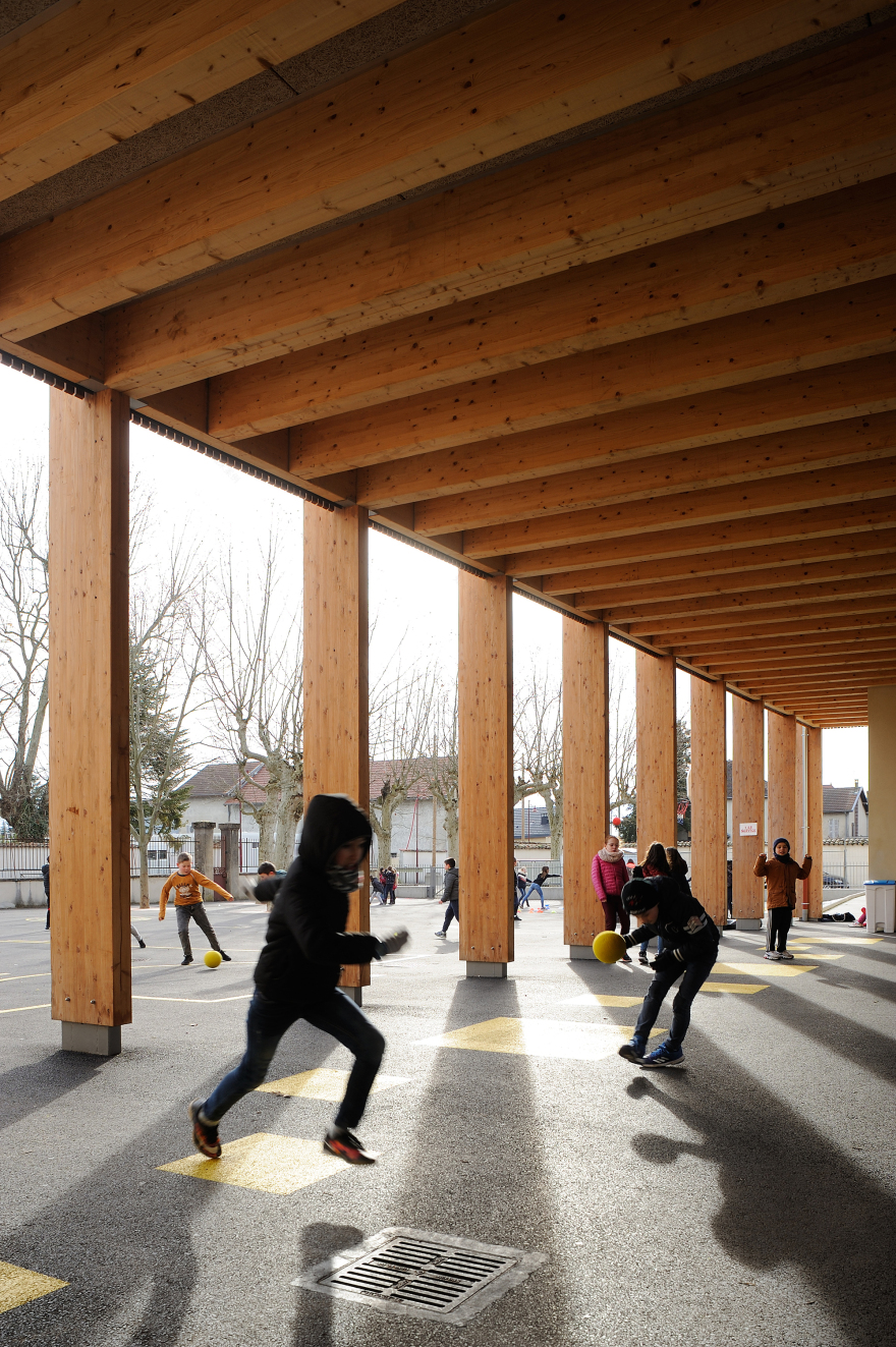 法国Le Grand Lemps小学丨Brenas Doucerain Architectes-21