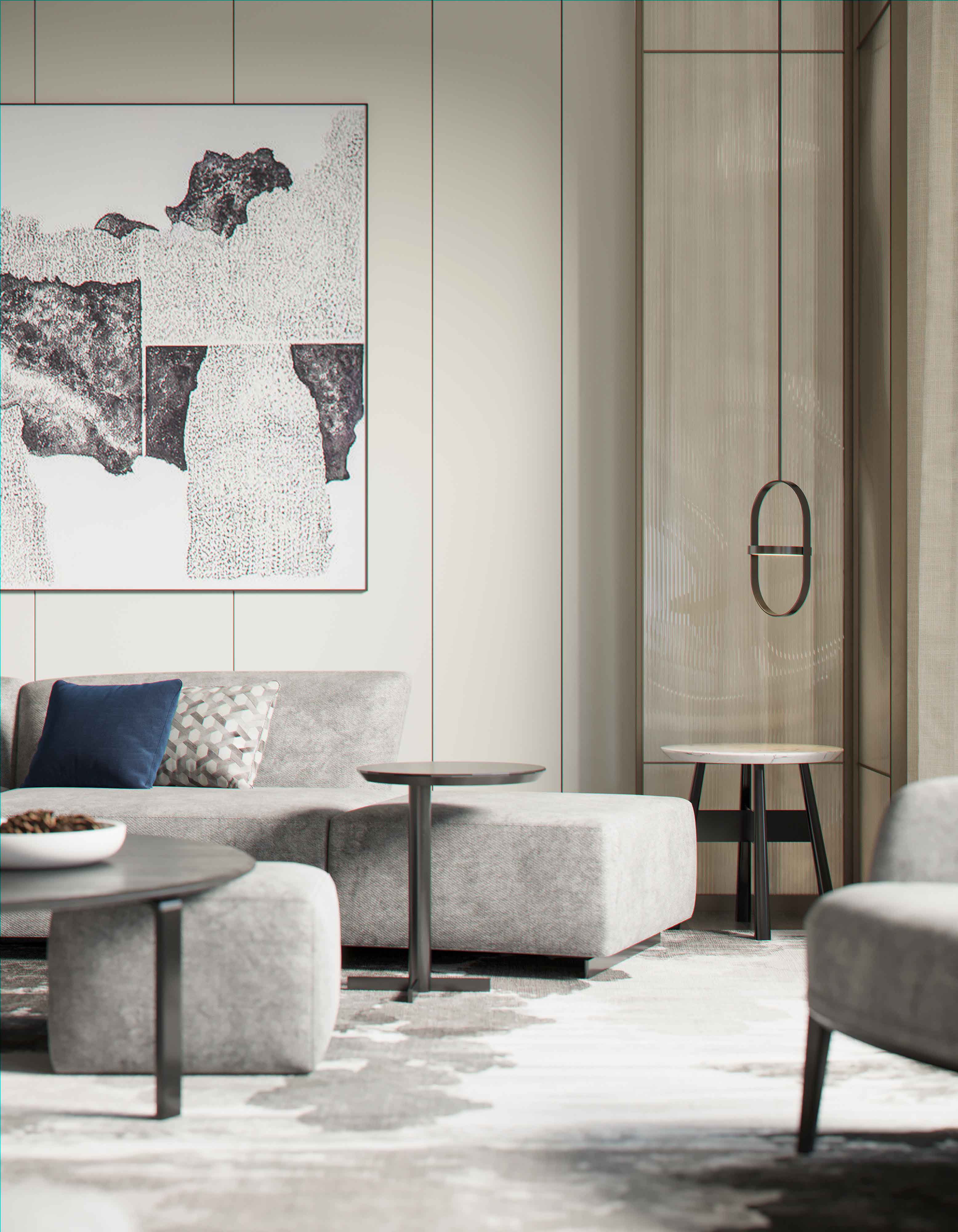 现代简约风办公空间设计丨中国沈阳丨沈阳水滴设计效果表现工作室-14