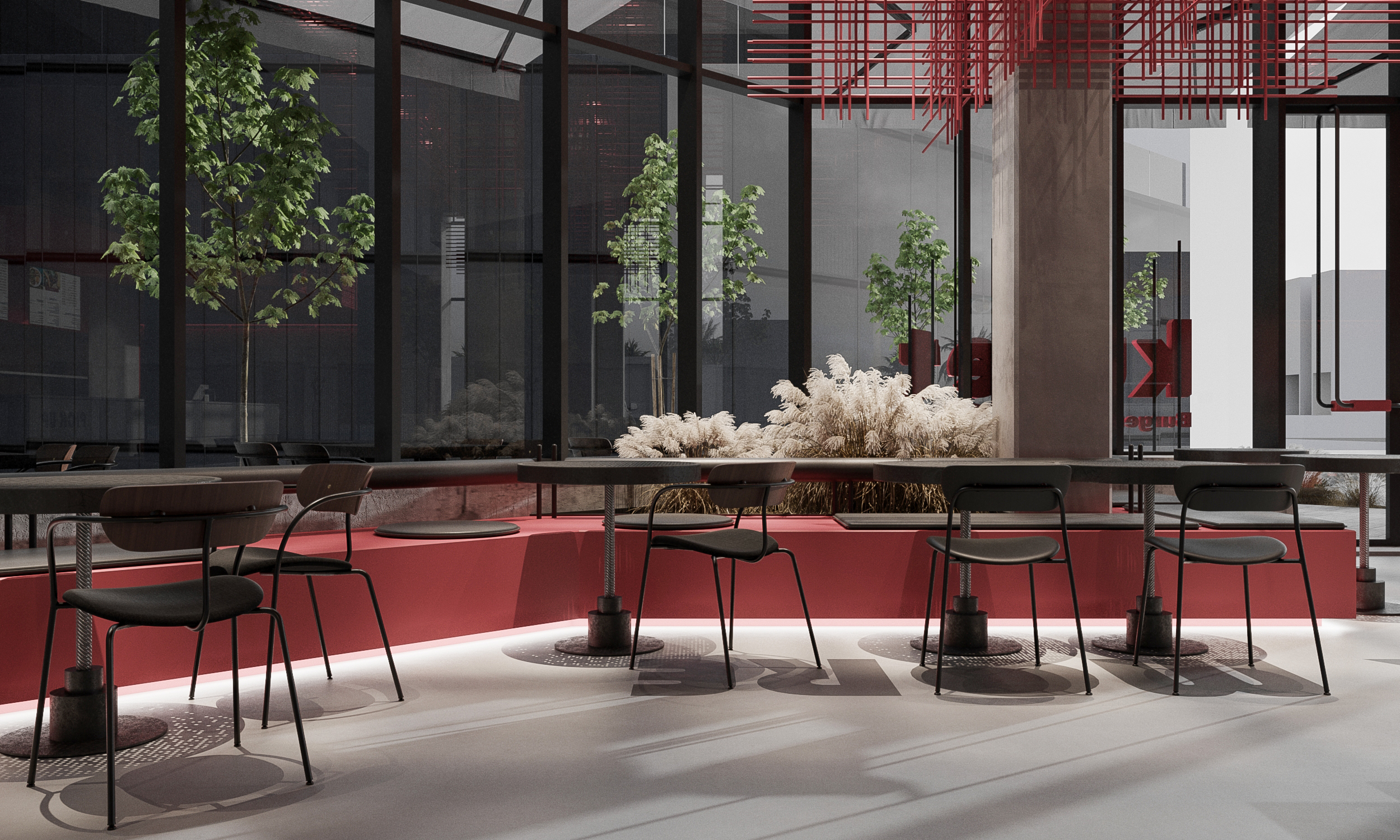 餐厅空间效果图丨中国合肥丨鹏大空间设计表现-11